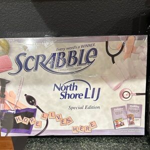 Scrabble North Shore LIJ Special Edition medical sealed Board Game 2011 NEW
